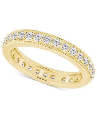 Diamond Beaded Edge Eternity Band (7/8 ct. t.w.) in 14k Gold