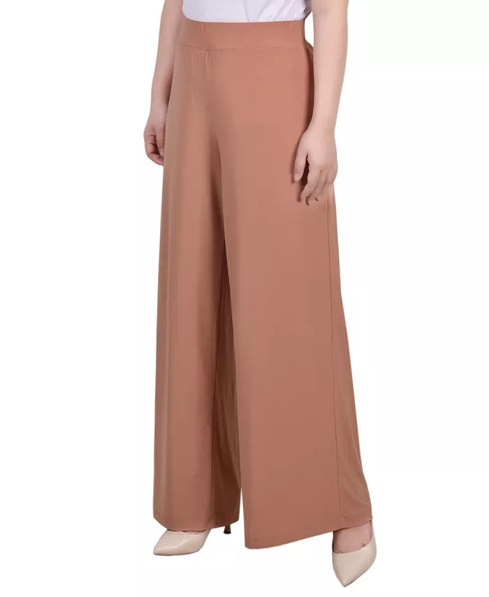 Petite Mid Rise Pull On Wide-Leg Palazzo Pant, In Petite & Petite Short - thumbnail 6