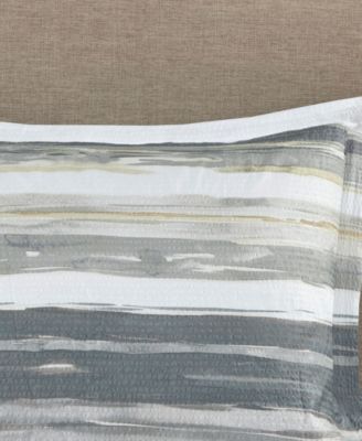 Madison Park Marina Printed Seersucker 8-Pc. Comforter and Coverlet Set, King/California King