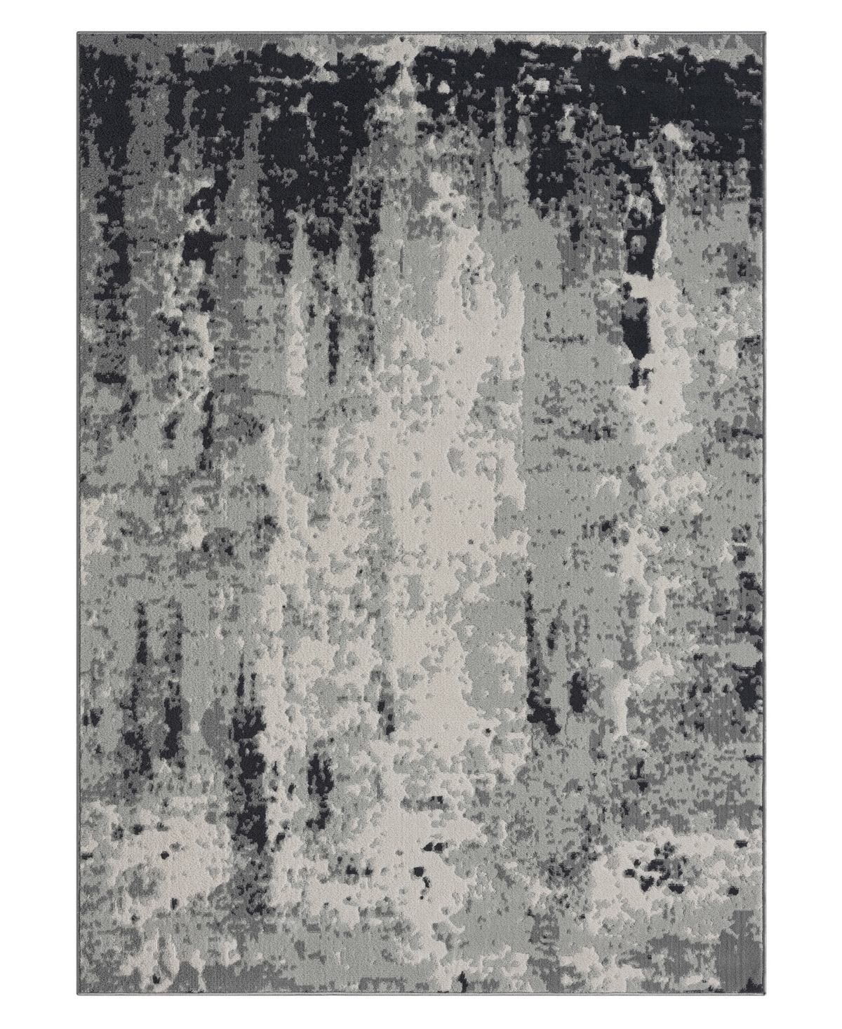 Lr Home Rosy RIDGE82133 7'9in x 9'9in Area Rug - Gray