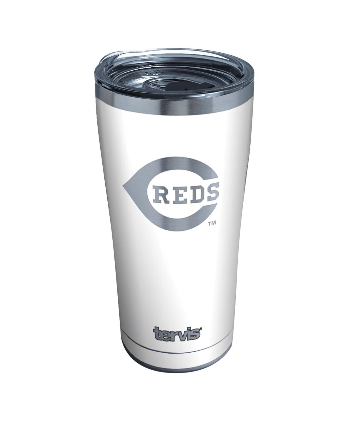 Tervis Tumbler Cincinnati Reds 20 oz Roots Tumbler With Slider Lid In White