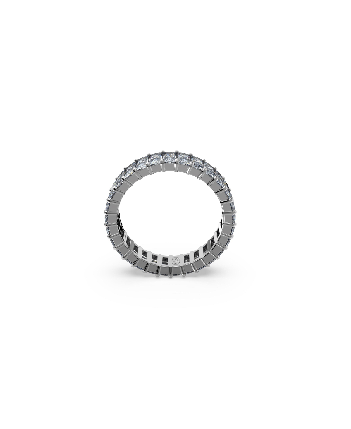 Swarovski Crystal Baguette CutMatrix Ring - Gray