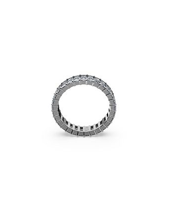 Swarovski Crystal Baguette Cut Gray Matrix Ring - Macy's