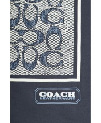 35" Textured Signature C Printed Silk Square 