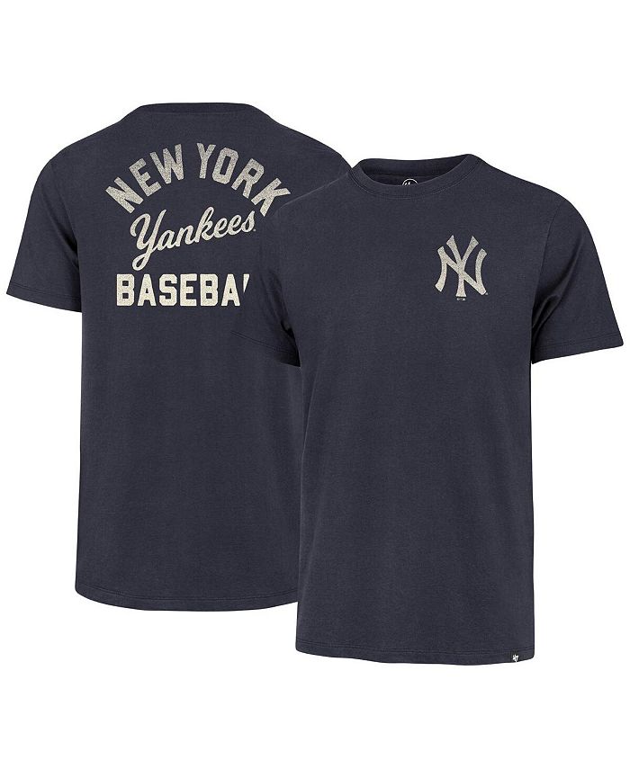 47 Brand Men's Navy New York Yankees Turn Back Franklin T-shirt - Macy's