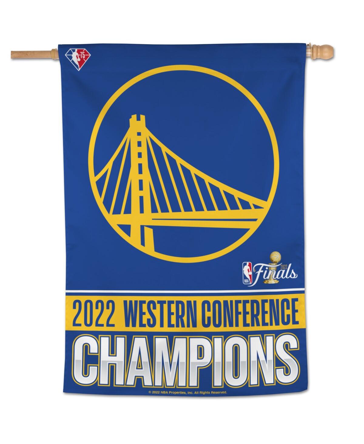 Wincraft Golden State Warriors 2022 Western Conference Champions 28'' X 40'' Single-sided Vertical Banner In Blue