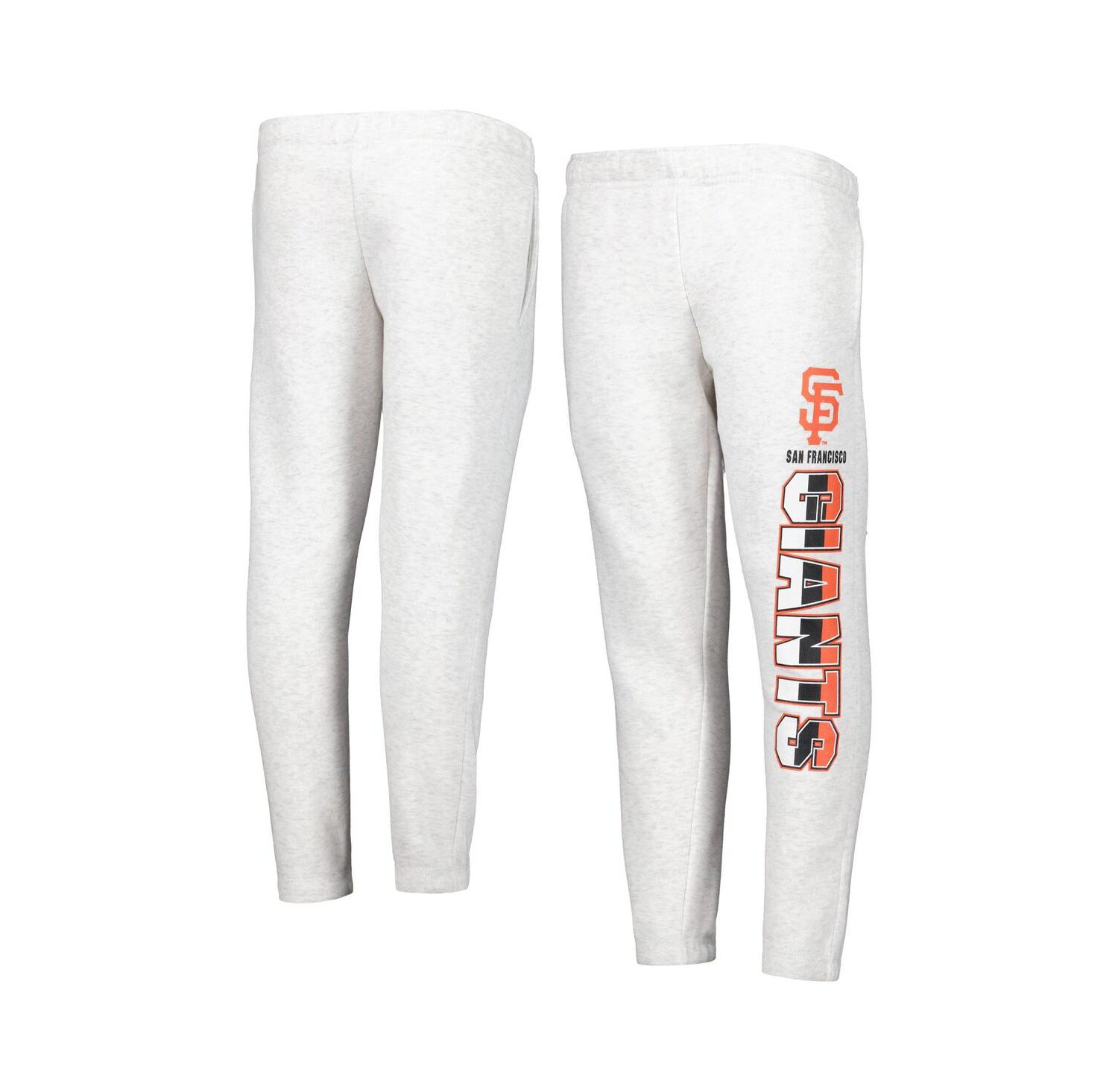 Big Boys and Girls Ash San Francisco Giants Game Time Fleece Pants