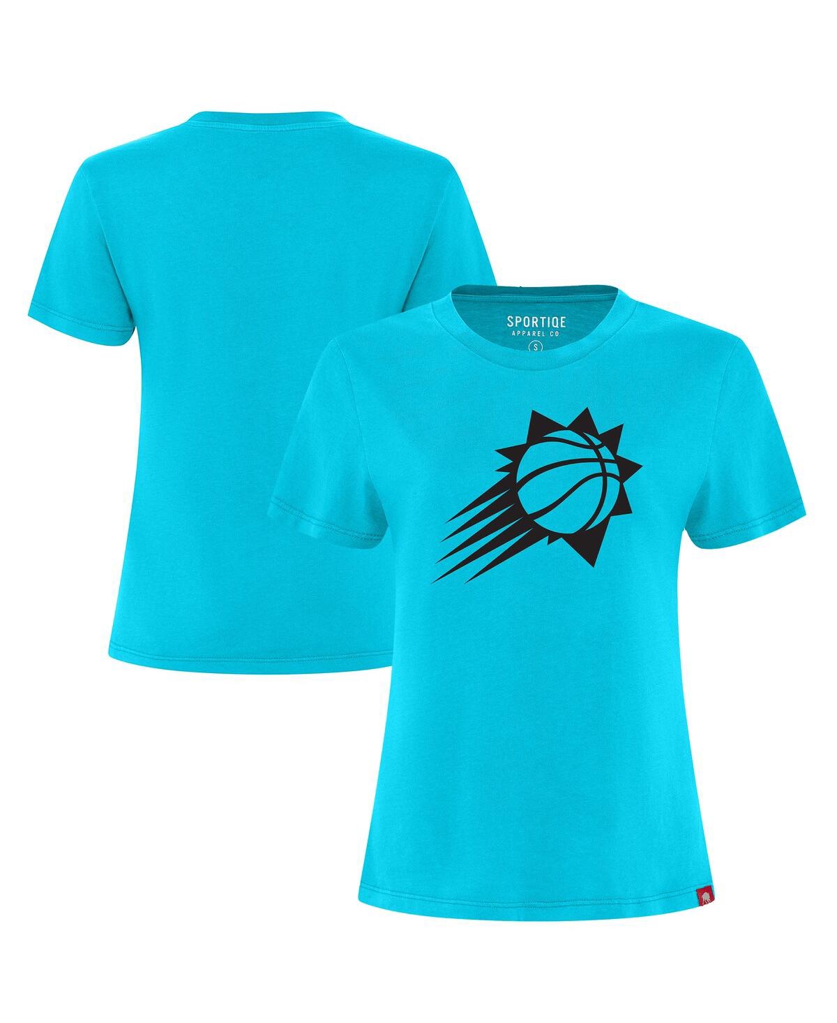 Sportiqe Women's  Turquoise Phoenix Suns 2022/23 City Edition Arcadia Elevated T-shirt