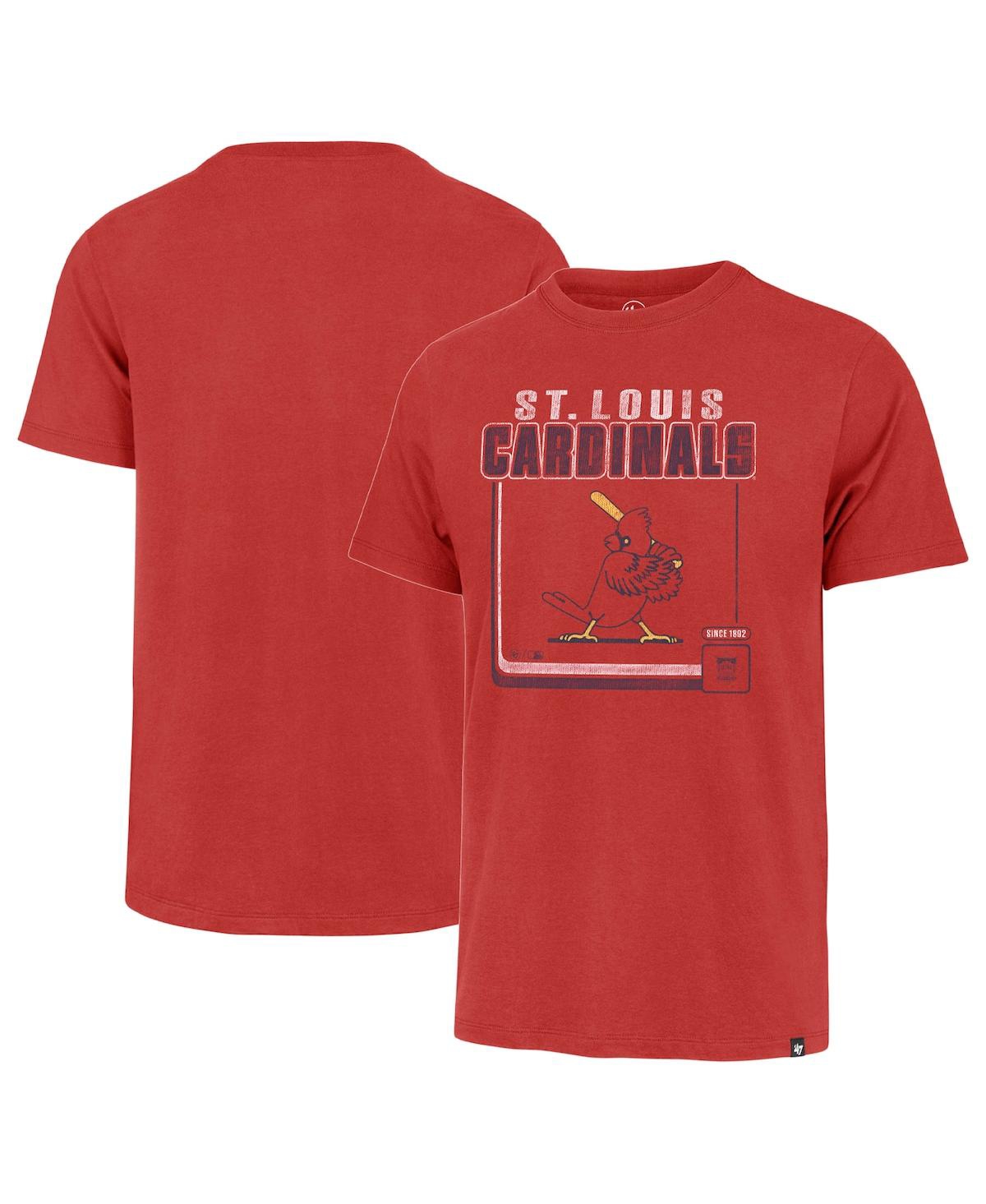 47 Brand Men's ' Red St. Louis Cardinals Borderline Franklin T-shirt