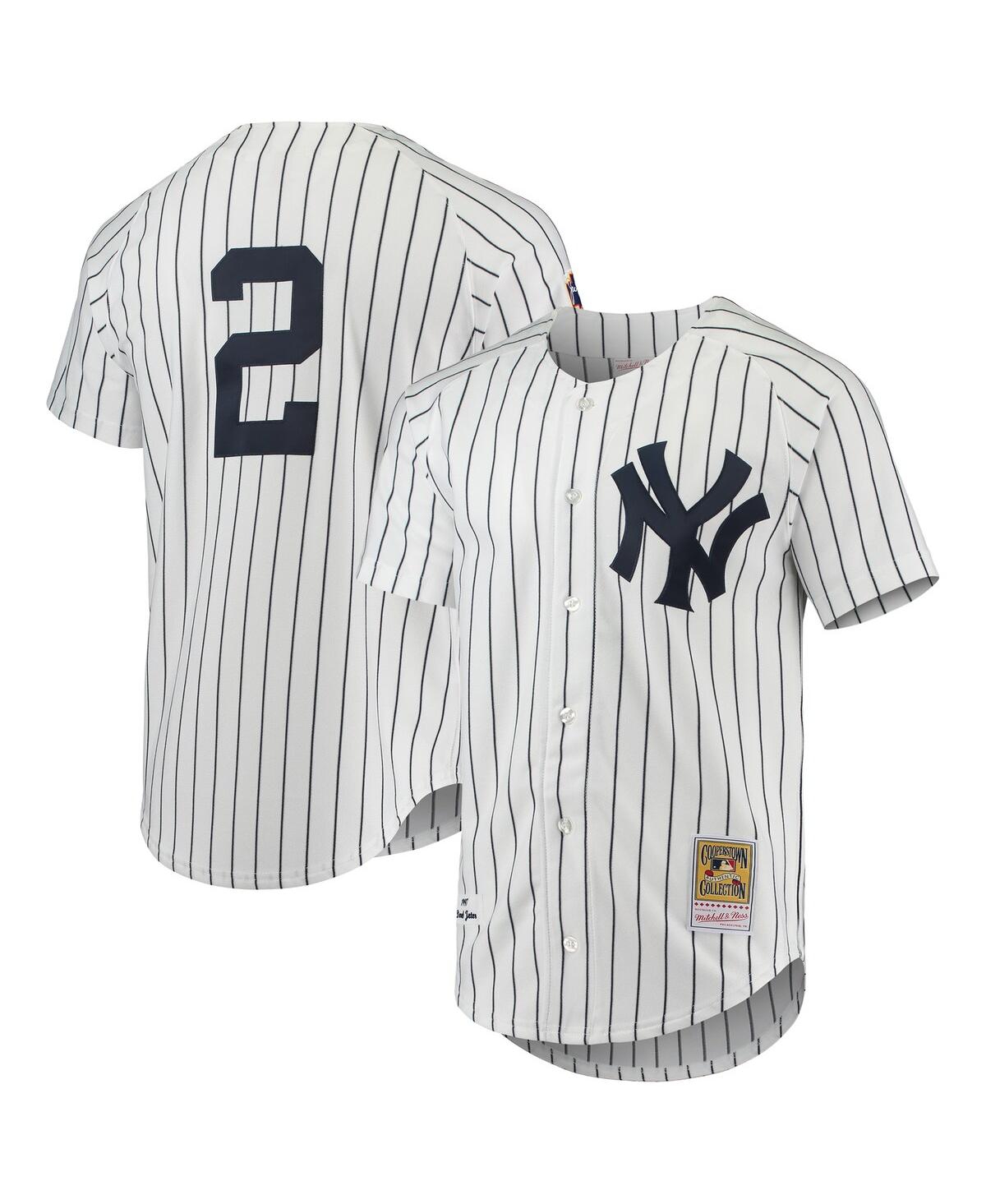 Men's Mitchell & Ness Derek JeterNew York Yankees 1997 Cooperstown Collection Authentic Jersey - White