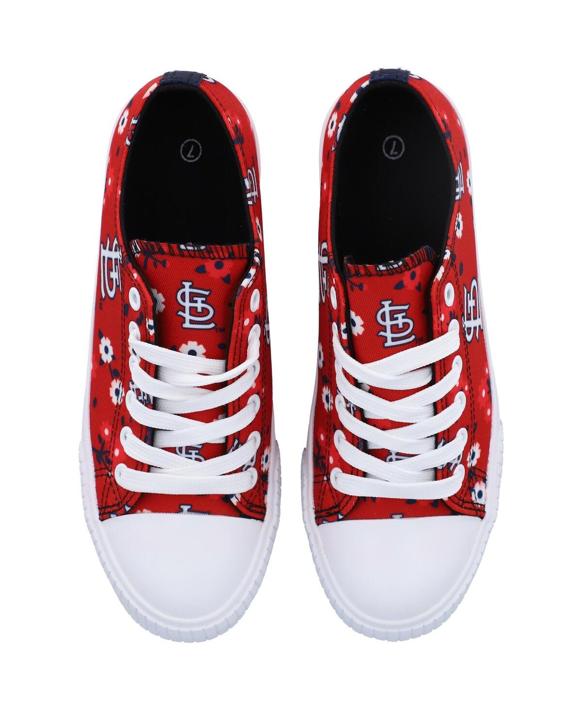 Women's FOCO Boston Red Sox Platform Canvas Shoes