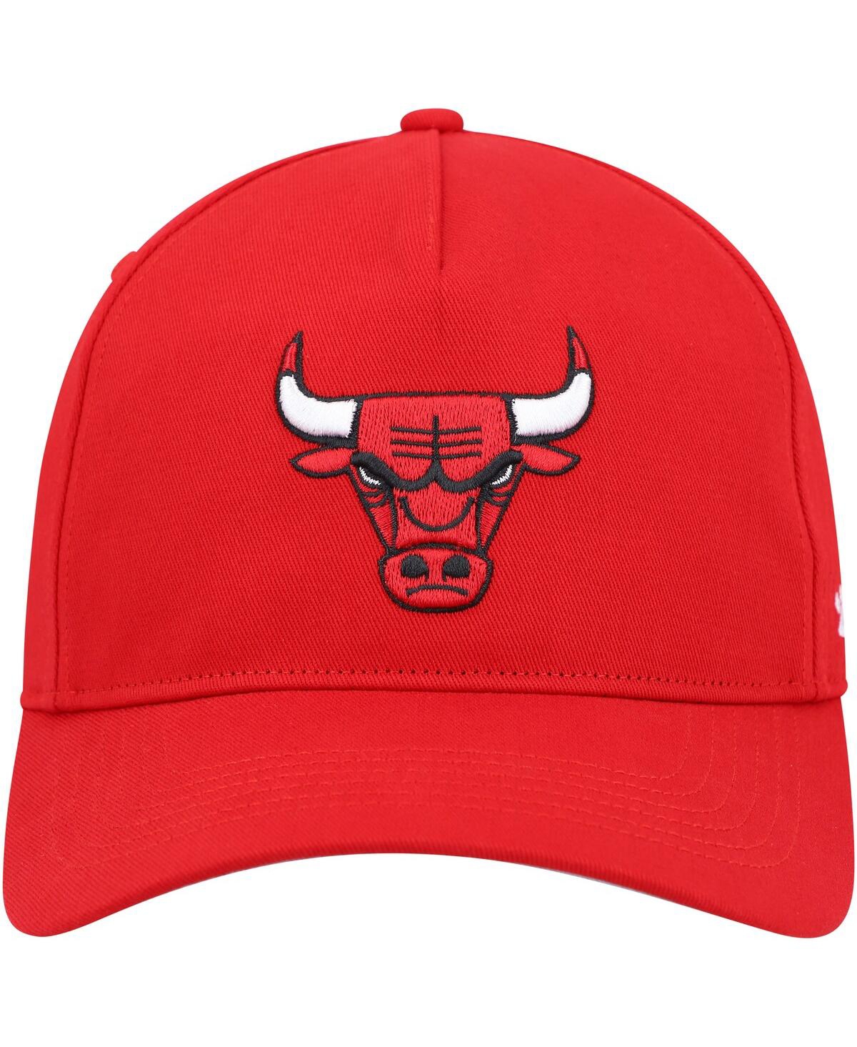 47 Brand Men's Red Chicago Bulls Legend Mvp Adjustable Hat In Red