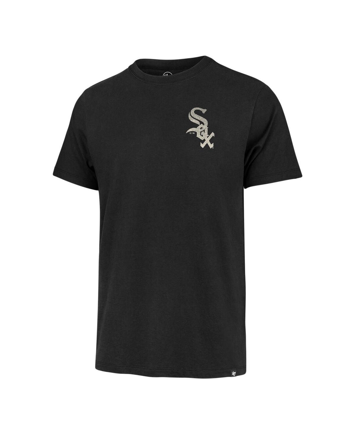 Shop 47 Brand Men's ' Black Chicago White Sox Turn Back Franklin T-shirt