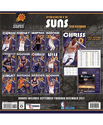 Turner Licensing Phoenix Suns 2018 12 x 12 Team Wall Calendar Macy s