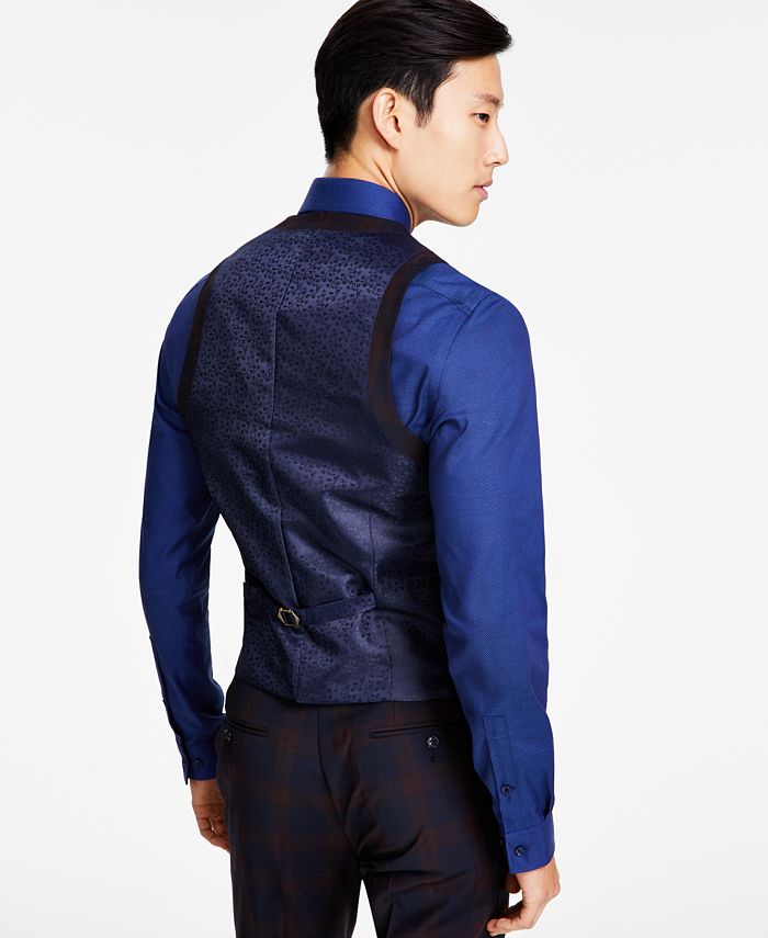 Bar III Men's Slim-Fit Wool Suit Vest, Created for Macy's - Macy's