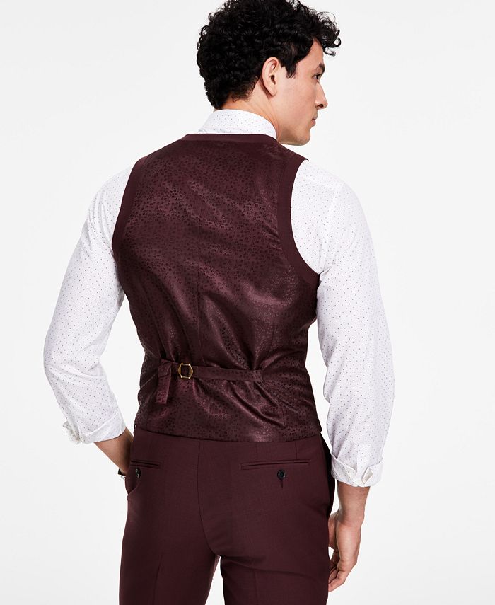 Bar III Men's Slim-Fit Wool Suit Vest, Created for Macy's - Macy's