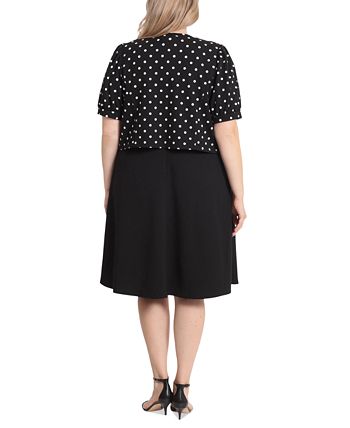 Plus size fit best sale and flare jacket