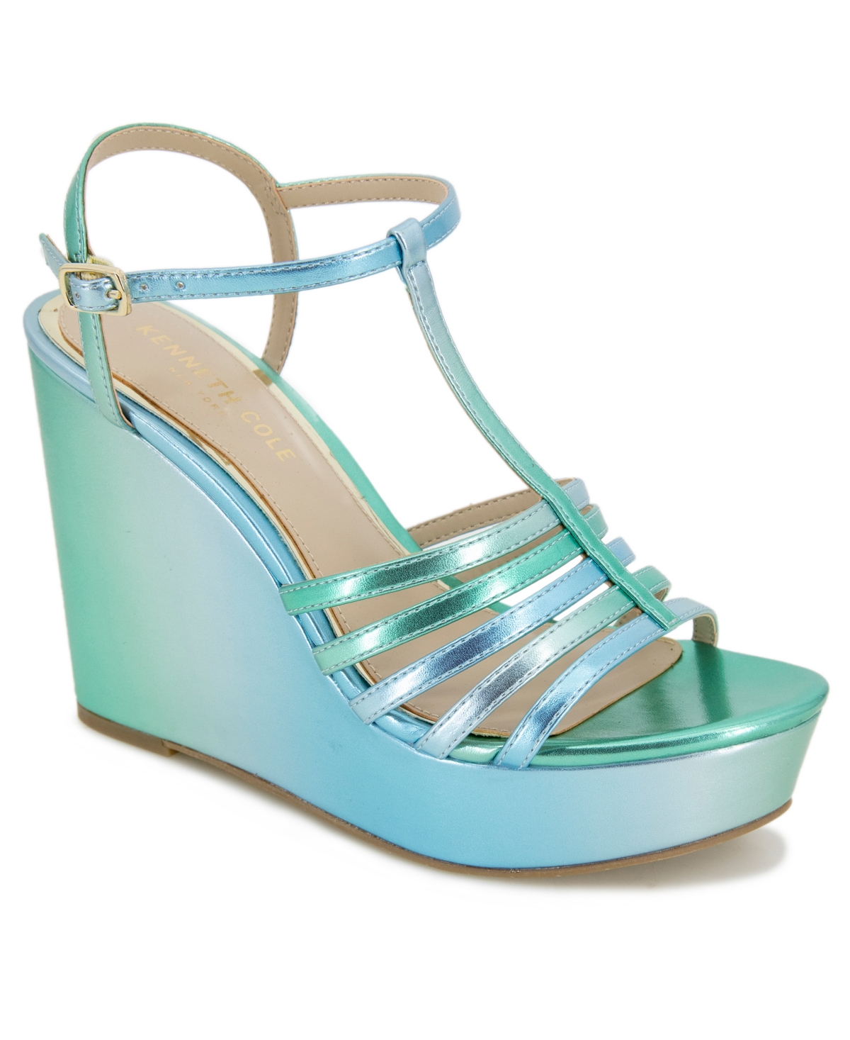 Shop Kenneth Cole New York Women's Celia Platform Wedge Sandals