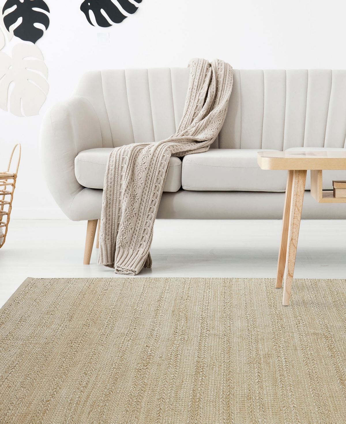 Lr Home Nancy Natur-390 5' x 7'9" Area Rug