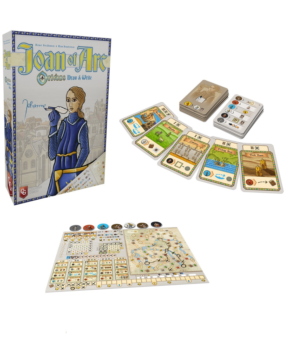 Shop Capstone Games Joan Of Arc Orleans Draw Write In Multi