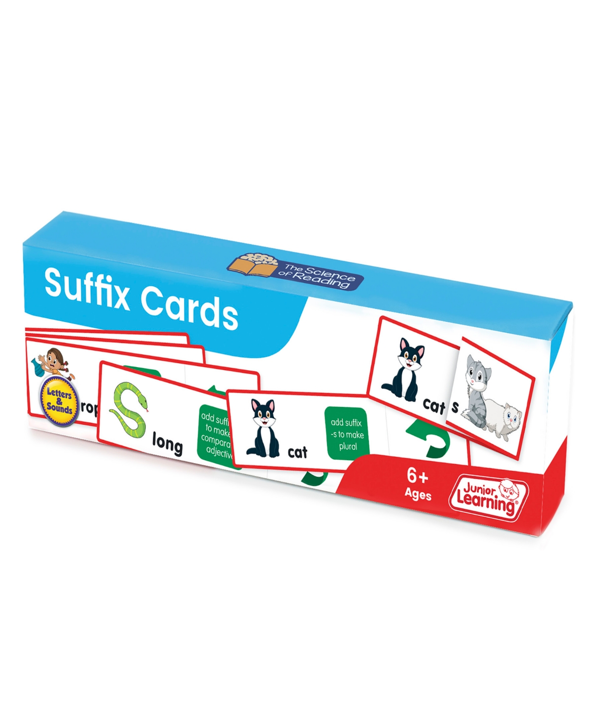 Shop Junior Learning Suffix Flashcards In Multi