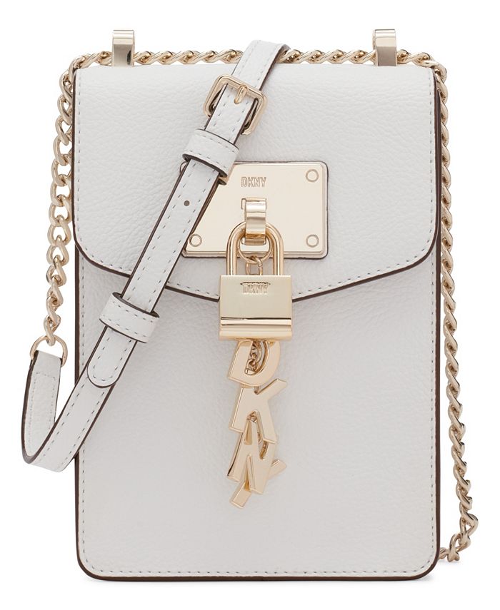 DKNY Elissa crossbody bag with lock charm detail