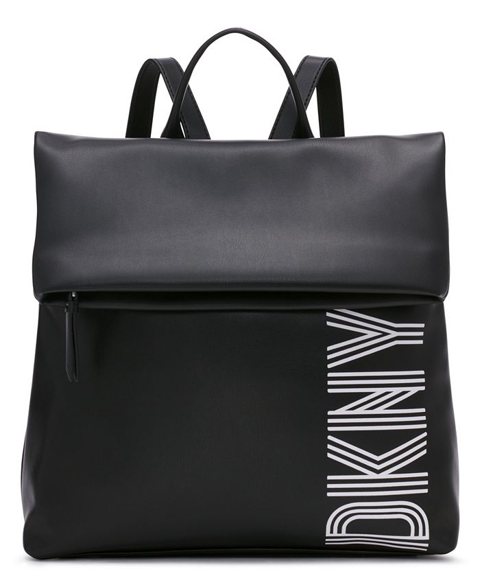 DKNY Tilly Logo Foldover Backpack - Macy's