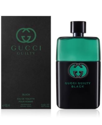 ［新品未開封・袋付き］GUCCI GUILTY BLACK 90ml 男性用香水 Gucci Guilty Men's Black Pour Homme Eau de Toilette, 3 oz - Macy's