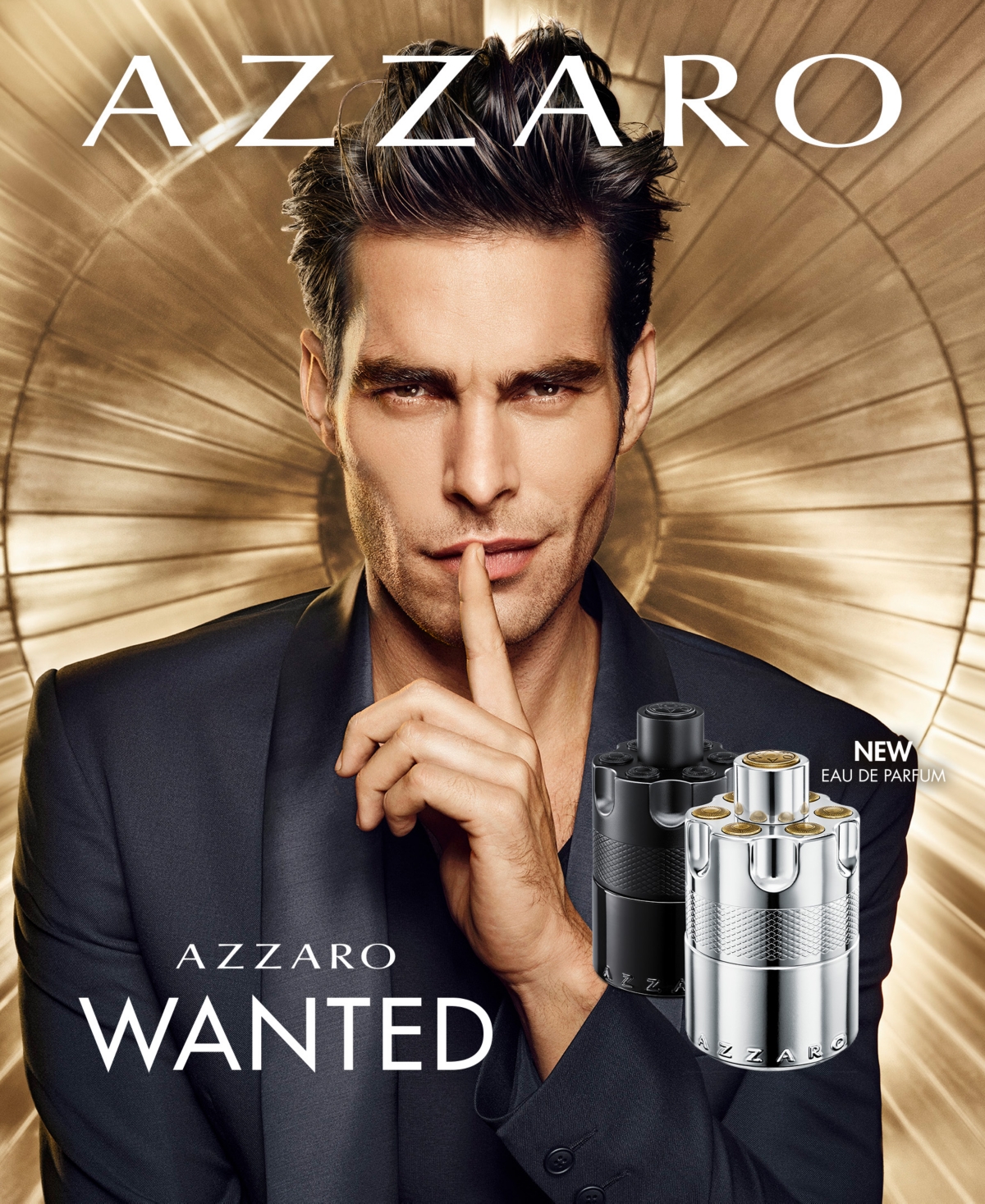 Shop Azzaro Men's Wanted Eau De Parfum Spray, 3.3 Oz. In No Color