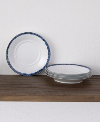  Rill Set of 4 Saucers, Service for 4