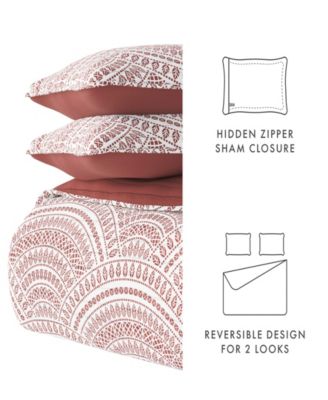 Scallop Reversible 3-Pc. Lightweight Quilt Set, Full/Queen