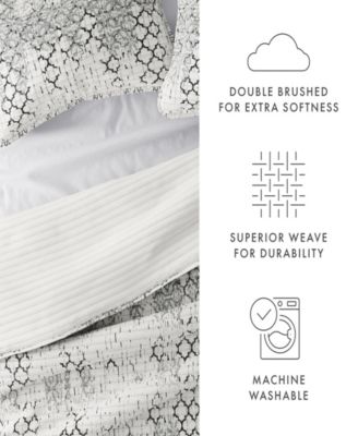 Distressed Aztec Reversible 2-Pc. Lightweight Quilt Set, Twin/Twin XL