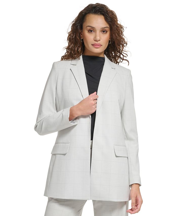 Calvin klein women's new arrivals white blazer