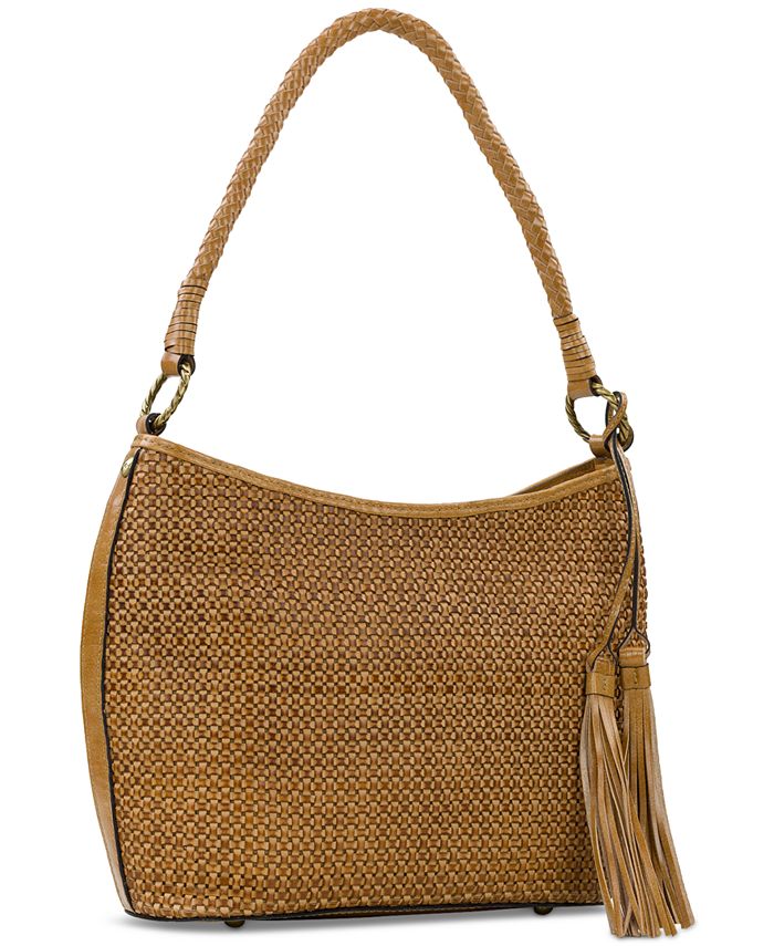 Patricia Nash Castelli Small Woven Leather Hobo Bag Macy's