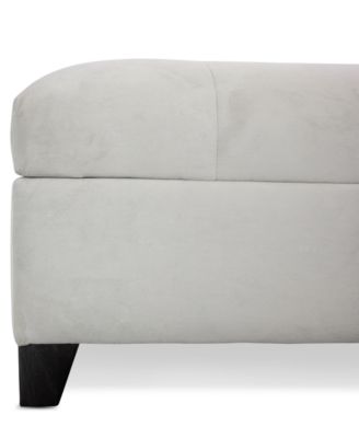 CLOSEOUT! Kallison 53" Fabric Storage Ottoman, Created for Macy's