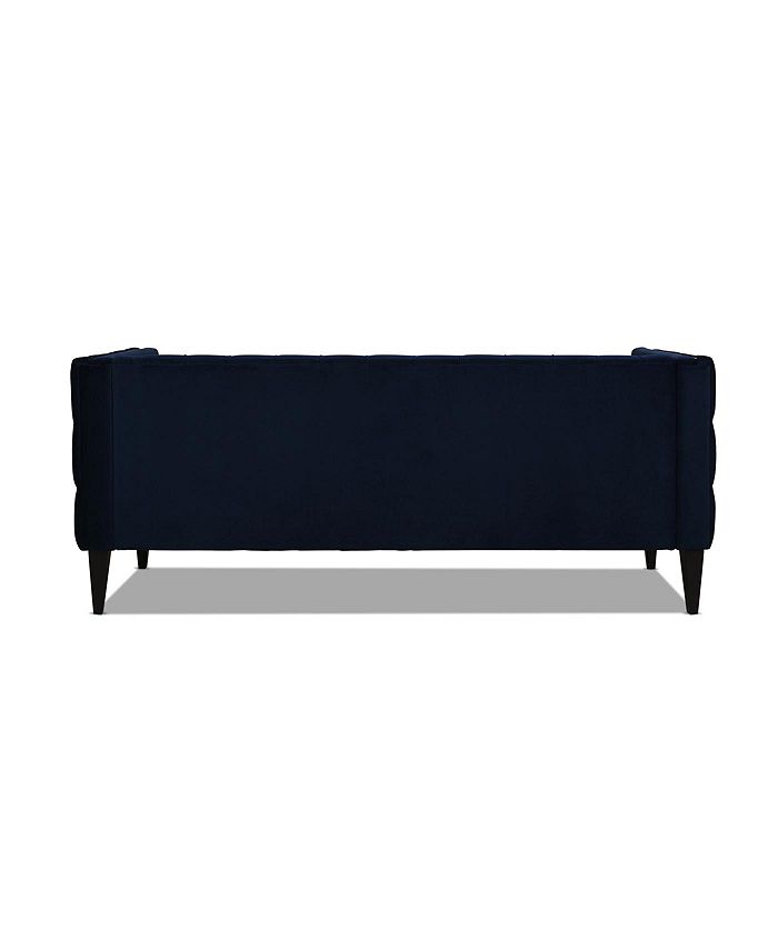 Jennifer Taylor Home Diane 84" Upholstered Bench Seat Tufted Tuxedo