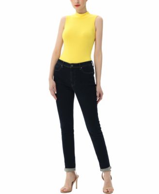 Women's Turtleneck Sleeveless Bodysuit