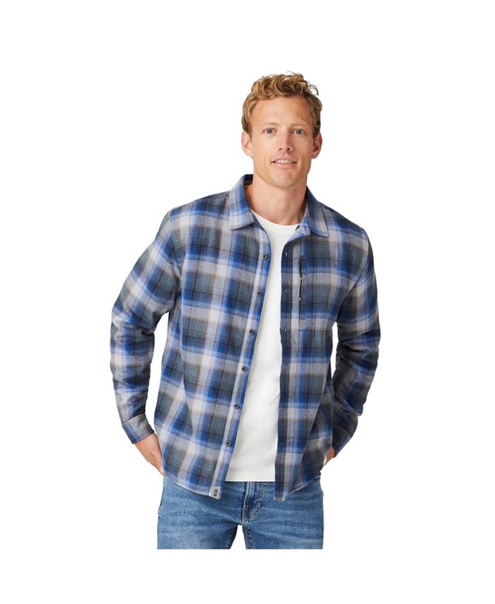 Free Country Men's Easywear Flannel Shirt Jacket & Reviews Men Macy's