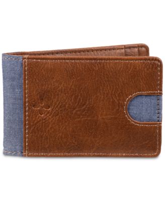 Sun + Stone - Men's Mixed-Media Money-Clip Front-Pocket Wallet