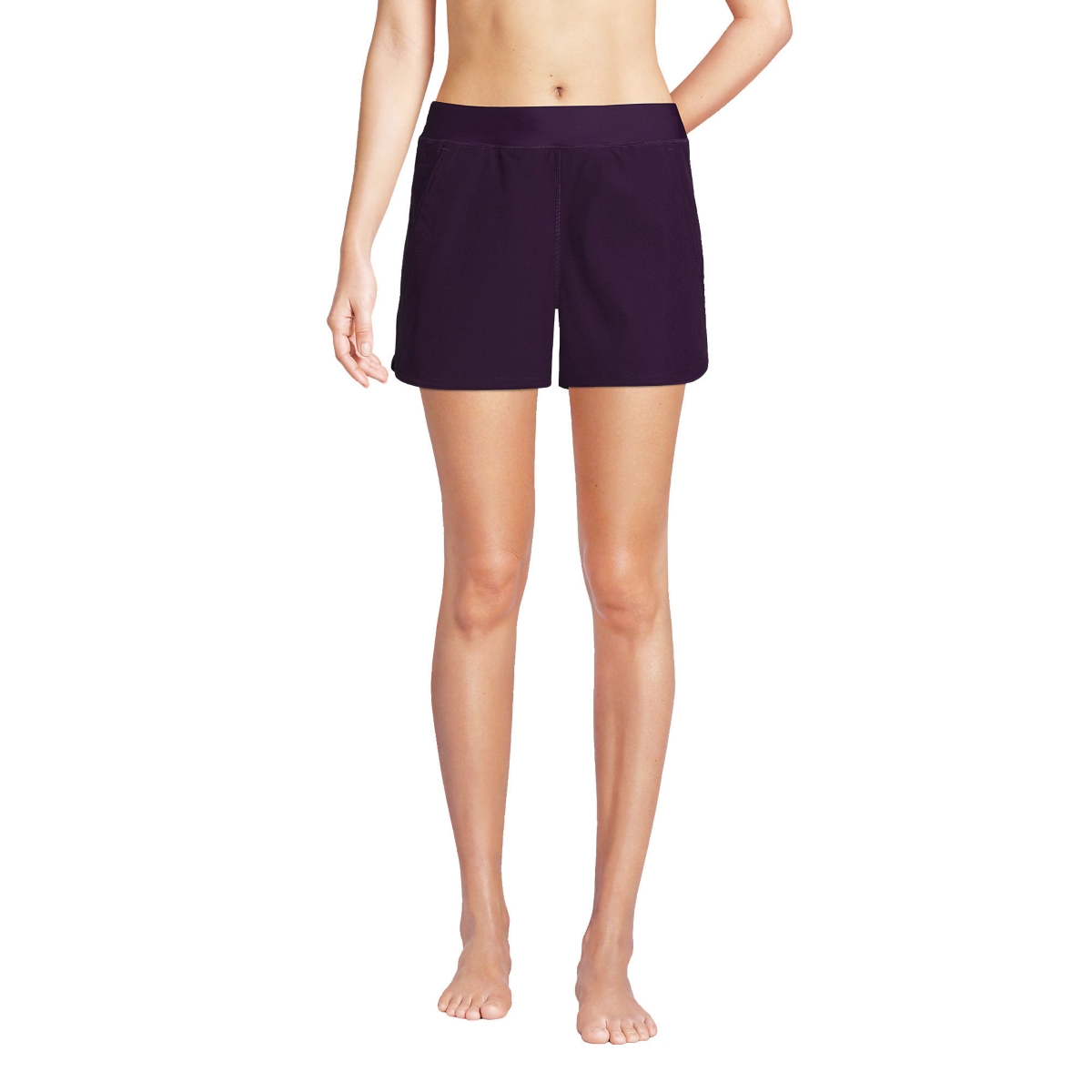 Women's long swim shorts with panty cheap