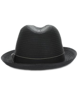 Dorfman Pacific Men's Braided Fedora Hat