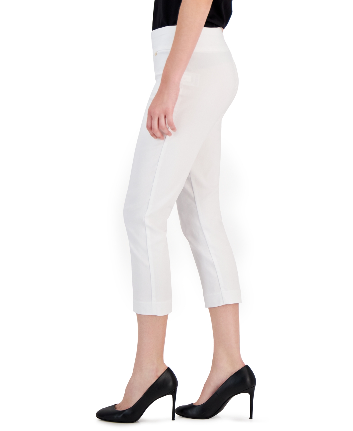 Inc International Concepts Women's Petite Tummy-control Pull-on Capri Pants, Created For Macy's