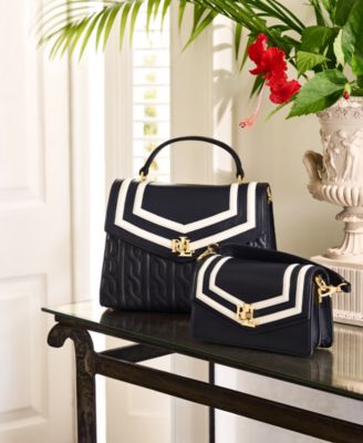 Lauren Ralph Lauren - Farrah Nappa Leather Small Crossbody Satchel
