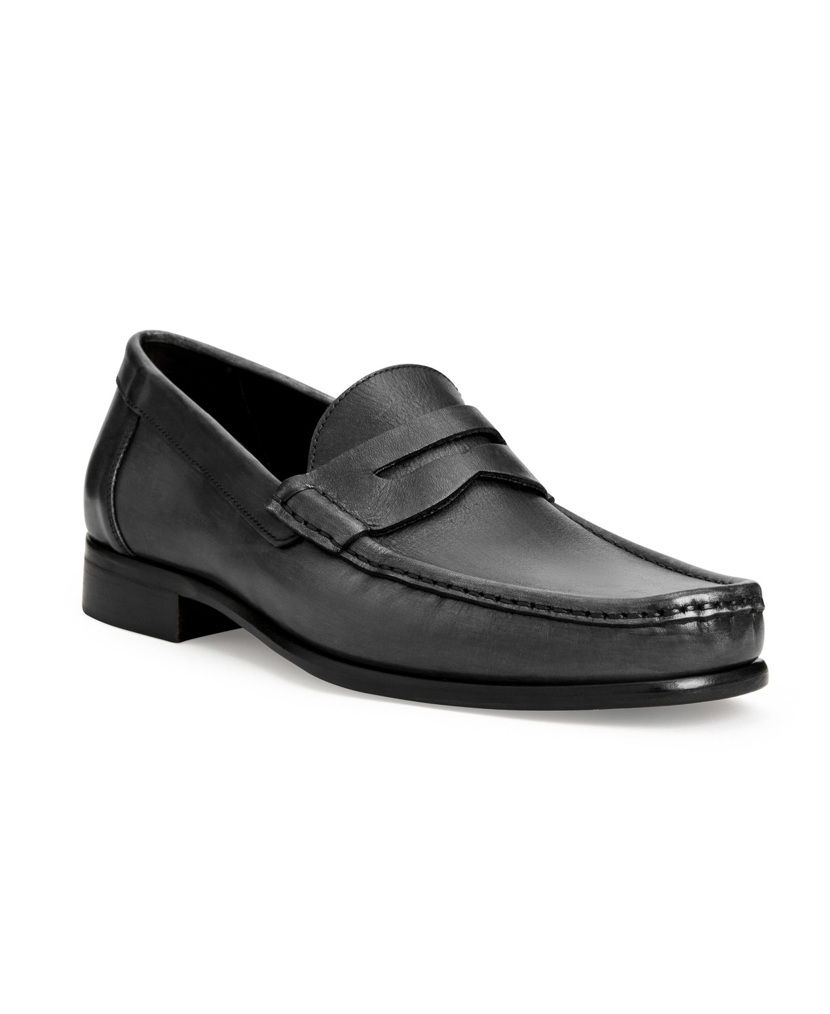 Shop Bruno Magli Men's Tonio Penny Loafers In Black