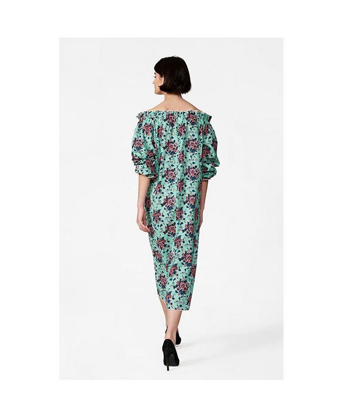 Casey Marks Women's Grace Dress in Turquoise Chinoiserie & Reviews