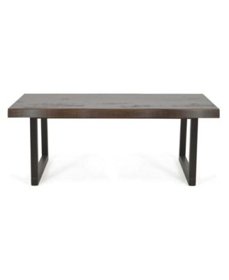 CLOSEOUT Steve Silver Jennings 48" Solid Wood Live Edge Cocktail Table