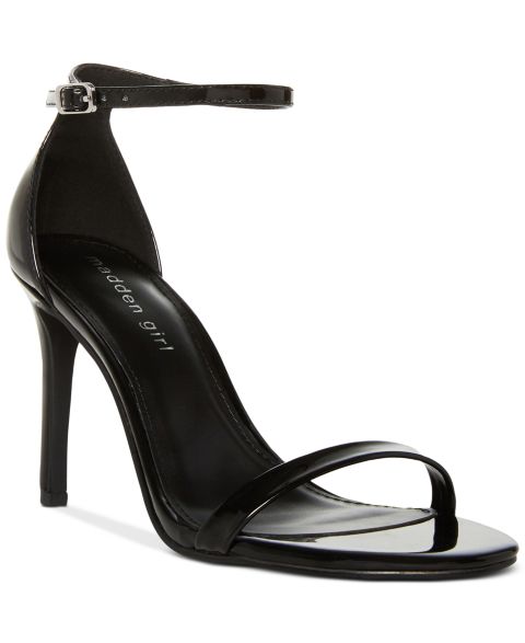 Женские сандалии Madden Girl Brazen Stiletto Dress Sandals, цвет: Чёрный лаковый