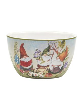 Garden Gnomes Set of 4 Ice Cream Bowl