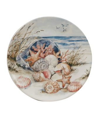 Coastal Landscape Set of 4 Dinner Plate 11"