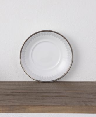 Silver Colonnade Set of 4 Saucers, 6"